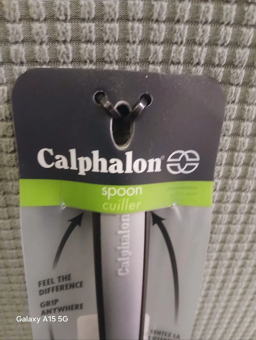 New Calphalon Black and Gray Silicone Cooking Spoon (080426A)